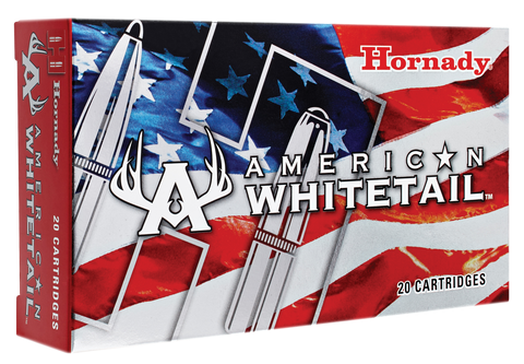 Hornady 82044 American Whitetial 300 Winchester Magnum 180 GR InterLock SP 20 Bx/ 10 Cs