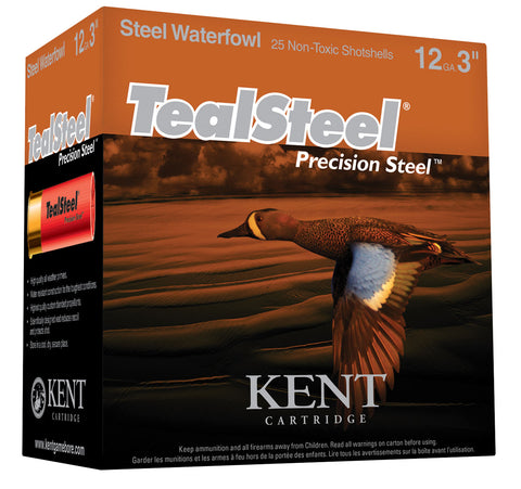 Kent Cartridge KTS123365 Teal Steel Waterfowl 
12 Gauge 3" 1-1/4 oz 5 Shot 25 Bx/ 10 Cs - 250 Rounds