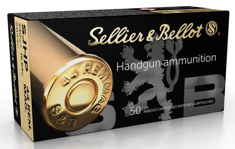 Sellier & Bellot SB44C Handgun  44 Rem Mag 240 gr Semi-Jacketed Hollow Point (SJHP) 50 Bx/ 12 Cs