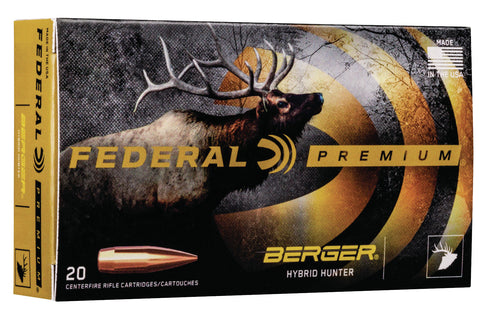 Federal P243BCH1 Premium Berger Hybrid Hunter 243 Win 95 gr Berger Hybrid Hunter 20 Bx/ 10 Cs