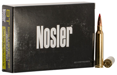 Nosler 40045 Ballistic Tip Hunting 7mm Rem Mag 150 gr Ballistic Tip 20 Bx/ 10 Cs