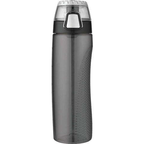 Thermos 24 oz BPA Free Hydration Bottle w Meter Grey