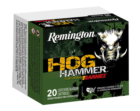 Remington Ammunition PHH450B1 Hog Hammer  450 Bushmaster 250 gr Barnes TTSX BT 20 Bx/ 10 Cs