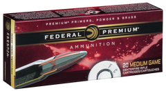 Federal P6C Vital-Shok 6mm Remington 100 GR Nosler Partition 20 Bx/ 10 Cs