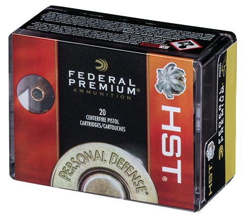 Federal P9HST2S Personal Defense 9mm Luger 147 GR Jacketed Hollow Point 20 Bx/ 10 Cs