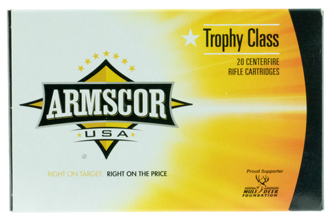 Armscor FAC7MM160GRA 7mm Remington Magnum 160 GR AccuBond 20 Bx/ 8 Cs