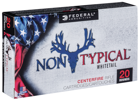Federal 308DT180 Non-Typical 308 Winchester/7.62 NATO 180 GR Soft Point 20 Bx/ 10 Cs