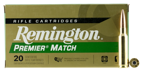 Remington Ammunition RM65CR Premier 6.5 Creedmoor 140 GR Open Tip Match Boat Tail 20 Bx/ 10 Cs