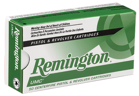 Remington Ammunition L357M12 UMC 357 Magnum 125 GR Jacketed Soft Point 50 Bx/ 10 Cs