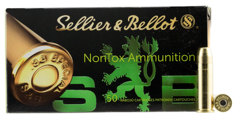 Sellier & Bellot SB38NT Handgun 38 Special 158 GR TFMJ 50 Bx/ 20 Cs