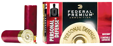 Federal PD13200 Premium Personal Defense 12 Gauge 2.75" Buckshot 9 Pellets 00 Buck 5 Bx/ 50 Cs