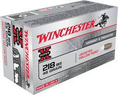 Winchester Ammo X218B Super-X 218 Winchester Bee 46 GR Hollow Point 50 Bx/ 10 Cs
