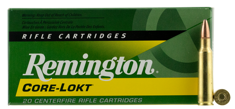 Remington Ammunition R250SV 250 Savage 100 GR Core-Lokt Pointed Soft Point 20 Bx/ 10 Cs