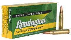 Rem Ammo R30SV2 Core-Lokt 300 Savage Pointed Soft Point 150 GR 20Box/10Case