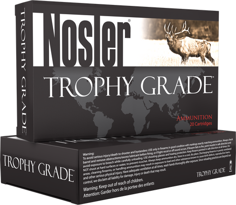 Nosler 60005 Trophy 25-06 Rem 100GR Partition 20 Bx/10 Cs Brass