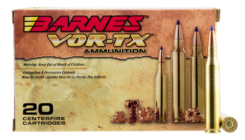 Barnes 21557 VOR-TX 25-06 Remington 100GR Tipped TSX Boat Tail 20Box/10Case