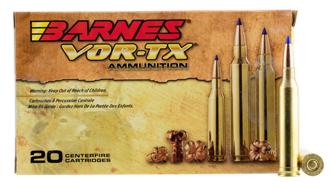 Barnes 21563 VOR-TX 7mm Remington Mag 150GR Tipped TSX Boat Tail 20Box/10Case