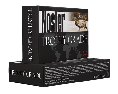 Nosler 49323 Trophy 338 Lapua Mag 300GR AccuBond 20Bx/10Cs Brass