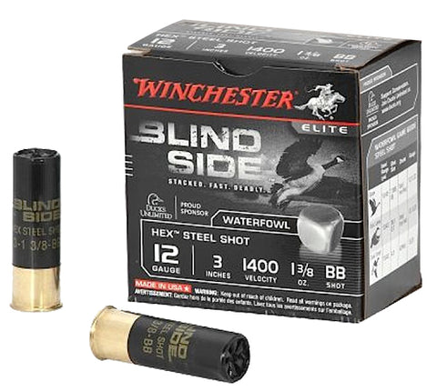 Winchester Ammo SBS123BBVP Blindside 12 Gauge 3" 1-3/8 oz BB Shot 200 Bx/ 1 Cs - 200 Rounds