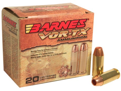 Barnes 31180 VOR-TX Handgun Hunting 10mm 155 GR XPB 20Bx/10Cs