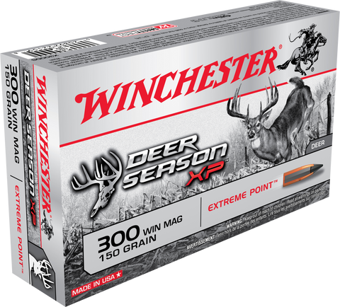 Winchester Ammo X300DS Deer Season XP 300 Winchester Magnum 150 GR Extreme Point 20 Bx/ 10 Cs