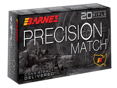 Barnes 30728 Precision Match 338 Lapua Mag 300 GR OTM 20Box/10Case