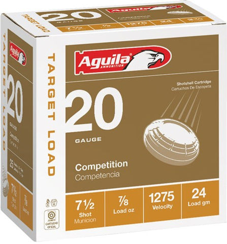 Aguila Shotshell 20Ga. 7/8Oz #7.5 25-Pack 1Chb2037