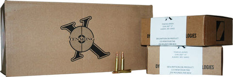 Ten X Ring Ammo .223 Remington 55gr. FMJ 1000Rd Bulk-Packed