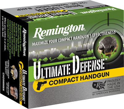 Remington Ammo Hd Compact Handgun Defense 9mm Luger 124Gr 20Pack