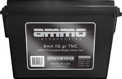 Ammo Inc 9Mm 115Gr Tmc
