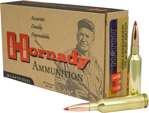 Hornady Ammo 6mm Creedmoor 108gr. Eld Match 20-Pack
