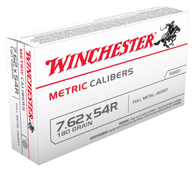 Winchester Ammo Usa 7.62X54R Russian 180gr. FMJ 20-Pack