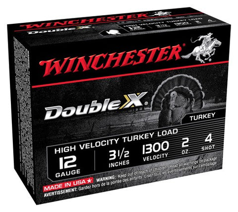 Winchester Ammo Supreme Turkey 12Ga. 3.5" 1300fps. 2oz. #4 10-Pack