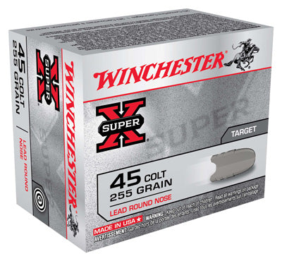 Winchester Ammo Super-X .45 Long Colt 255gr. Lead-RN20-Pack