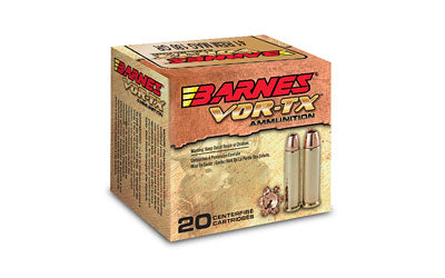 Barnes VOR-TX, 41 Mag, 180 Grain, XPB, Jacketed Hollow Point, Lead Free, 20 Round Box BB41MAG1