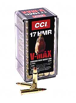 CCI/Speer V-Max, 17HMR, 17 Grain, Poly Tip, 50 Round Box 49