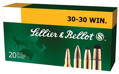 Sellier & Bellot Rifle, 30-30, 150 Grain, Soft Point, 20 Round Box SB3030A
