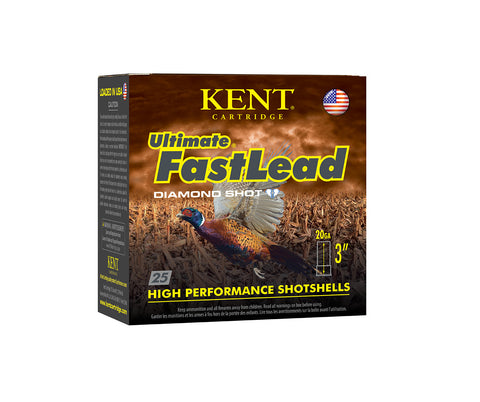 Kent Cartridge K203UFL365 Ultimate Fast Lead  20 Gauge 3.00" 1 1/4 oz 5 Shot 25 Bx/ 10 Cs