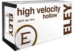 Eley High Velocity Hollow Point 22LR 38gr. 50 Pack