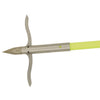 Muzzy Classic Fish Arrow Chartreuse with Iron 2 Barb Point - Muzzy - View 1
