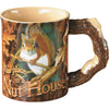 Wild Wings Sculpted Mug Nut House Squirrel