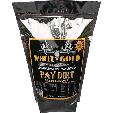 White Gold Pay Dirt Mineral Attractant 10 lb.