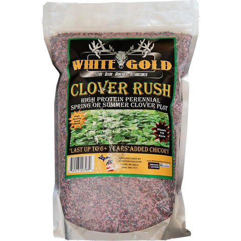 White Gold Clover Rush Seed 5 lb.