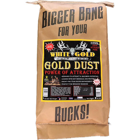 White Gold Gold Dust Attractant 20 lb.