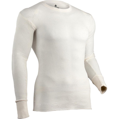 Indera Traditional Long Johns Long Sleeve Shirt Natural 2X-Large