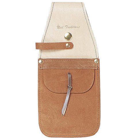 Neet T-PQ-2 Traditional Suede Pocket Quiver Brown RH/LH