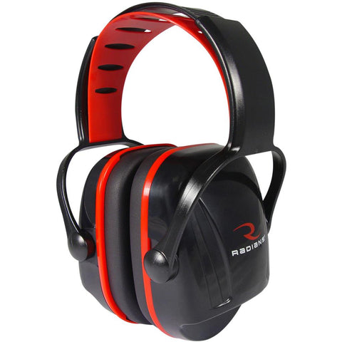 Radians X-Caliber Youth Earmuff Black and Red