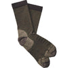 Lacrosse Men's Copper Merino Socks  Lightweight Crew Olive Medium - Lacrosse - View 1