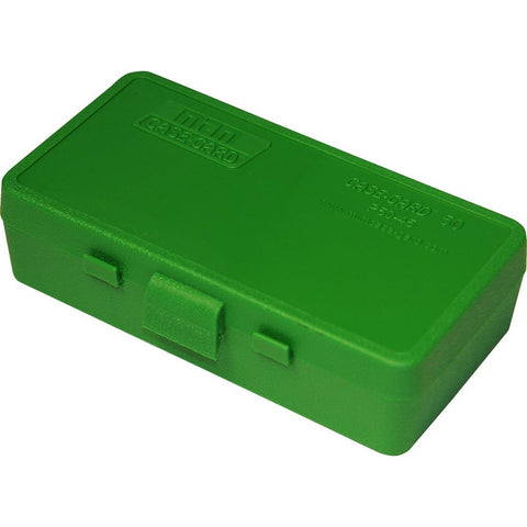MTM Handgun Ammo Box .45 ACP 40 S&W 10mm Green 50 rd.