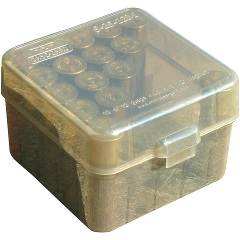 MTM Magnum Shotshell Box 3 1/2 in. Shells 12 ga./10ga. Clear Smoke 25 rd.